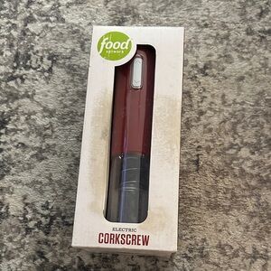 Food Network Red Electric Corkscrew